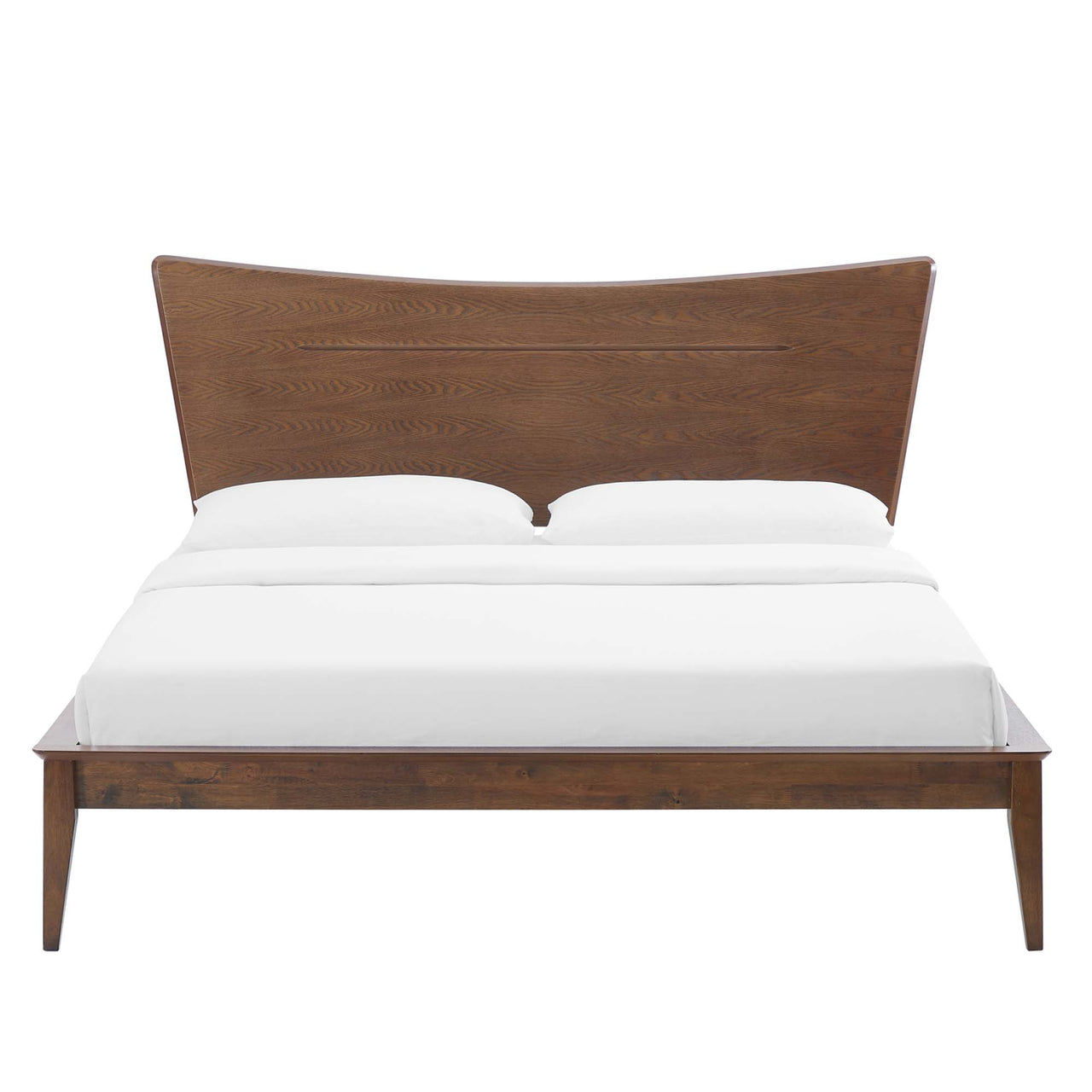 Starsail King Platform Bed, Walnut