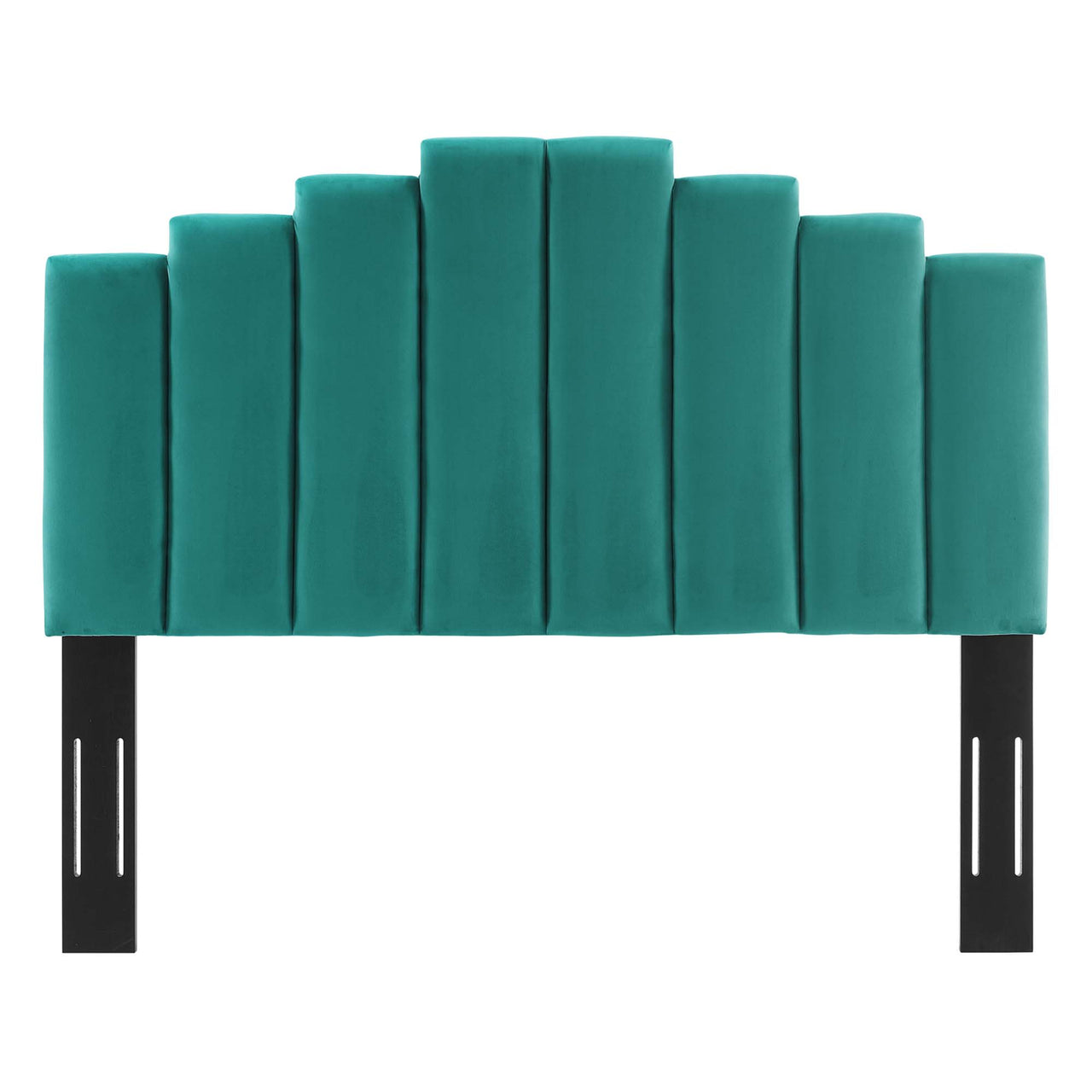 Vellara Upholstered Velvet Full | Queen Headboard, Teal