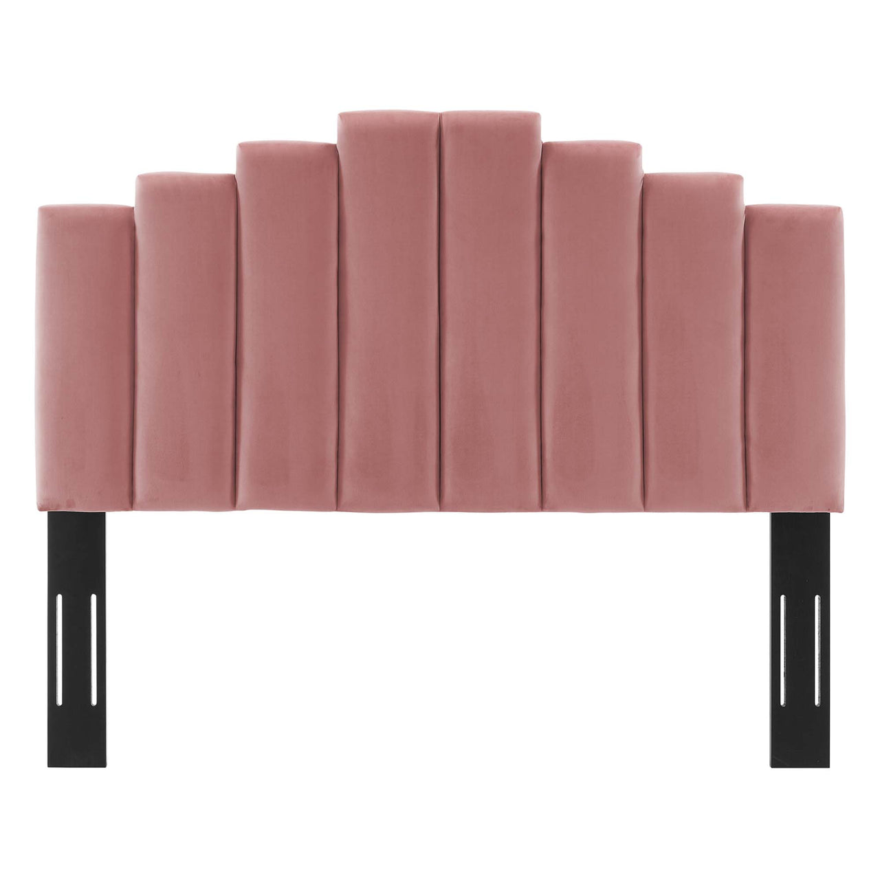 Vellara Upholstered Velvet King | California King Headboard, Dusty Rose