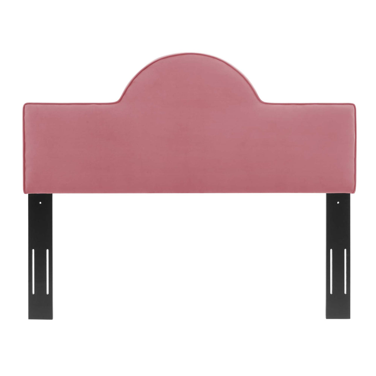 Solene Upholstered Velvet Full | Queen Headboard, Dusty Rose