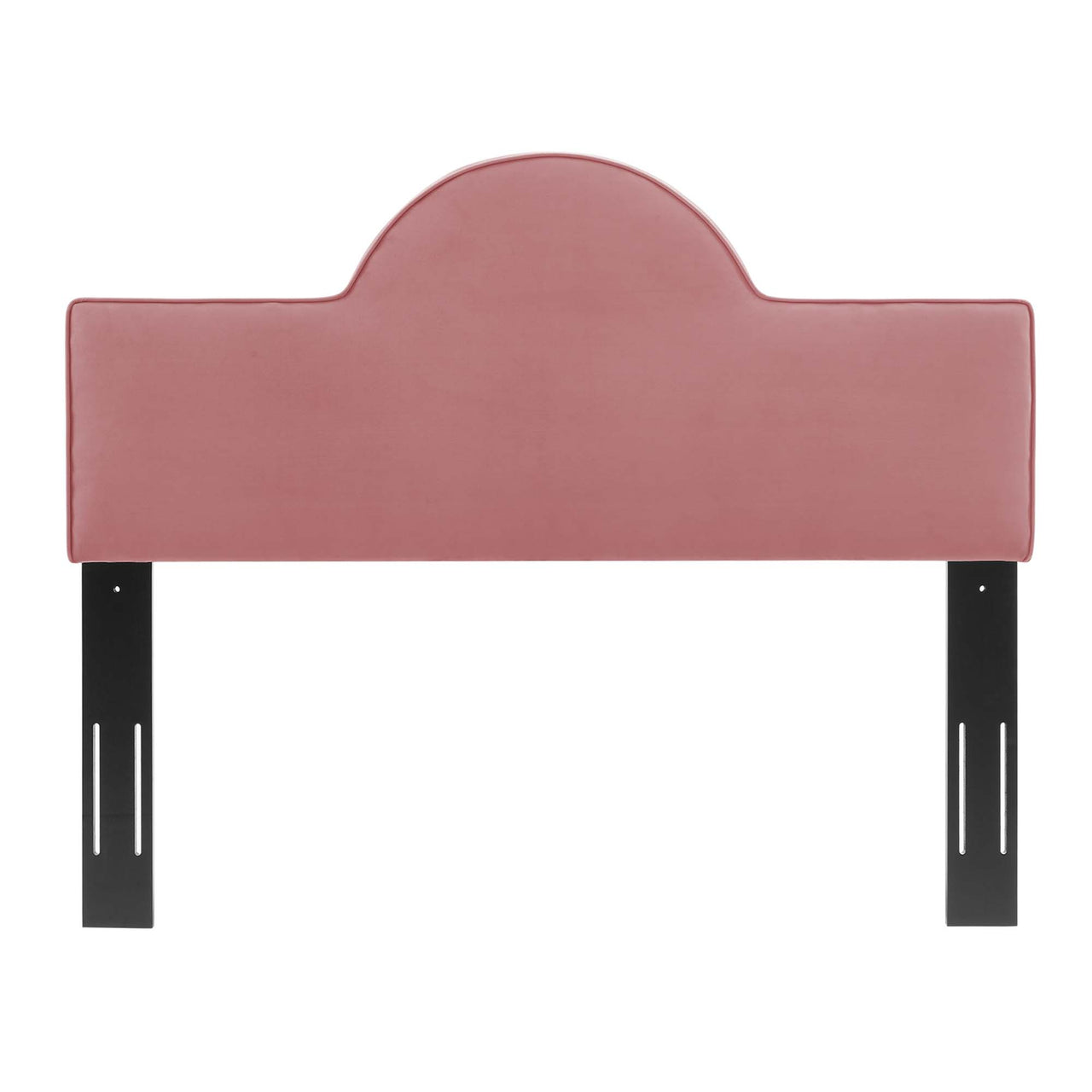 Solene Upholstered Velvet King | California King Headboard, Dusty Rose