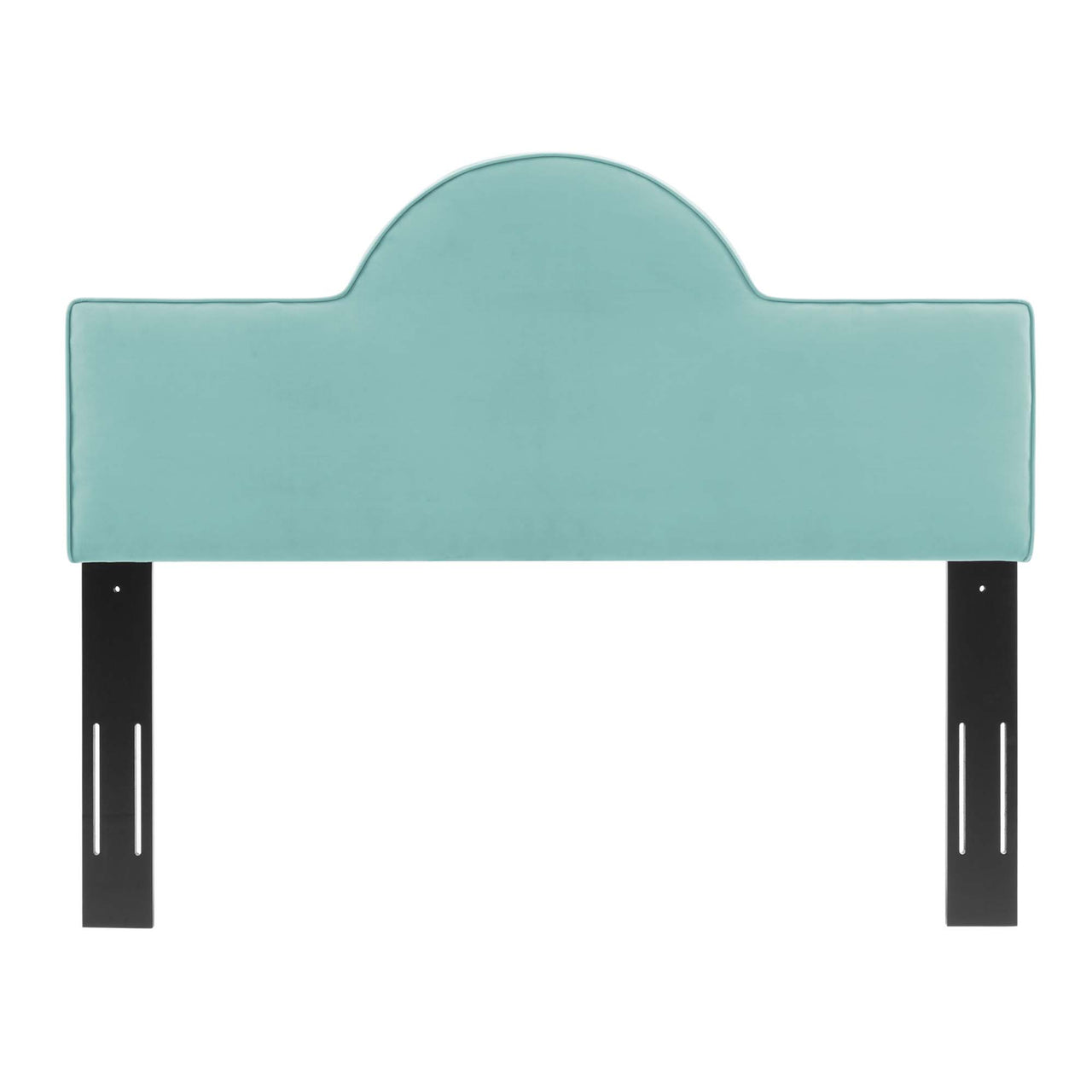 Solene Upholstered Velvet King | California King Headboard, Mint