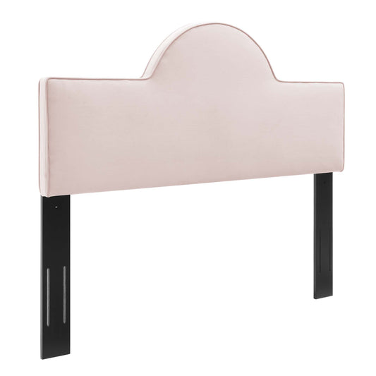 Solene Upholstered Velvet King | California King Headboard, Pink