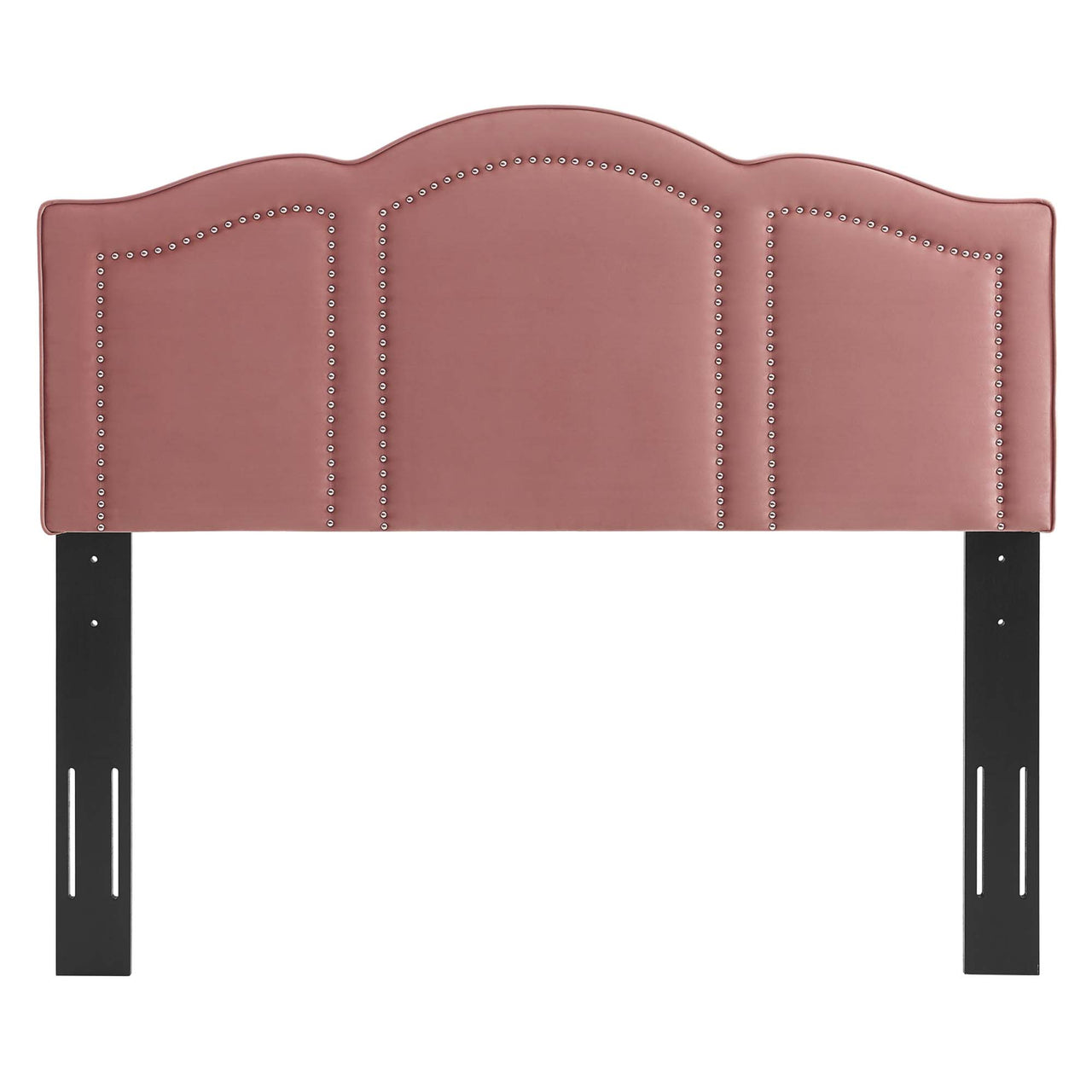 Celiora Velvet King | California King Headboard, Dusty Rose