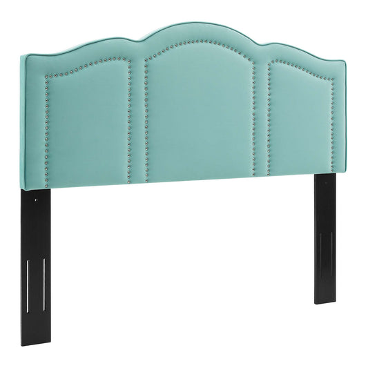 Celiora Velvet King | California King Headboard, Mint