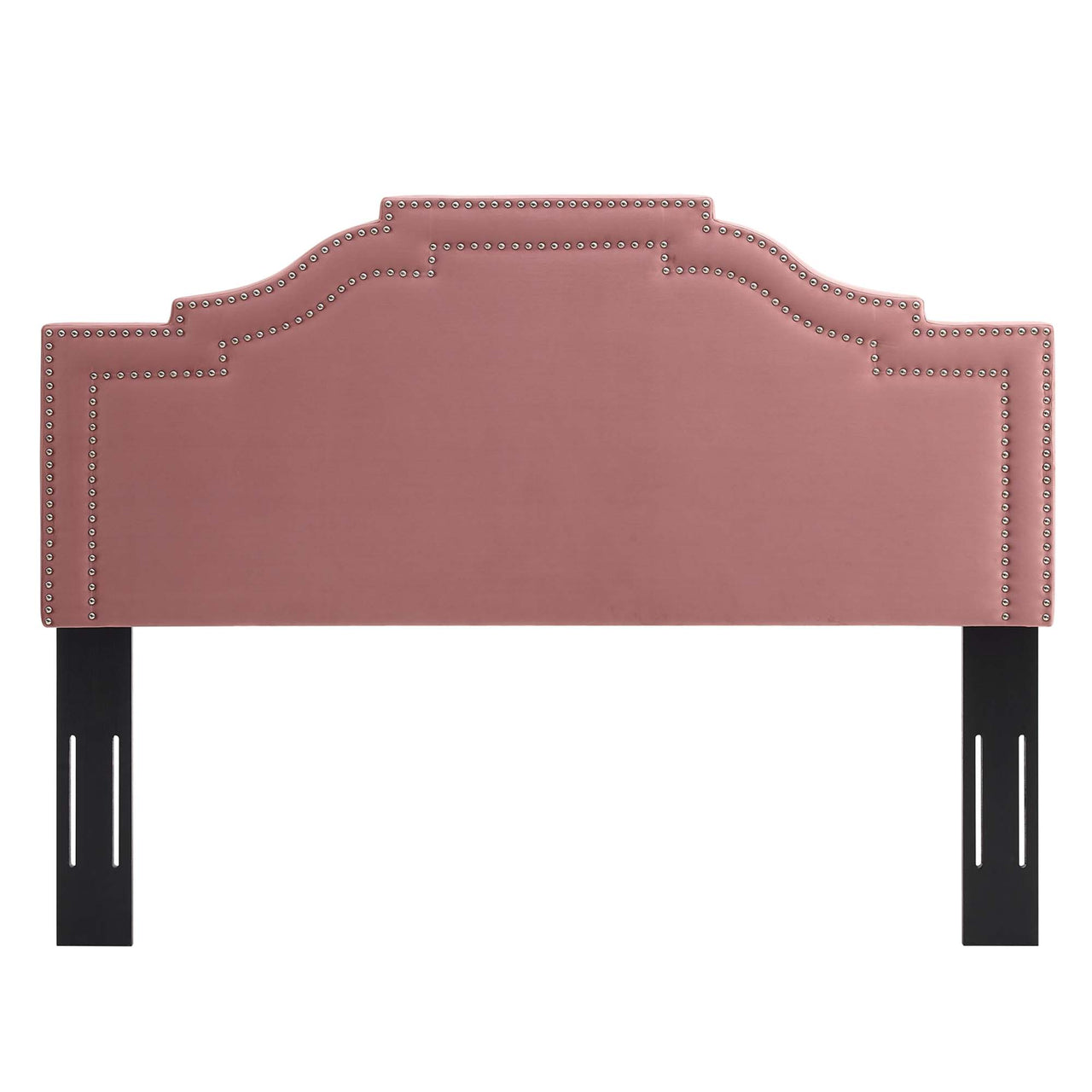 Sevoria Velvet King | California King Headboard, Dusty Rose