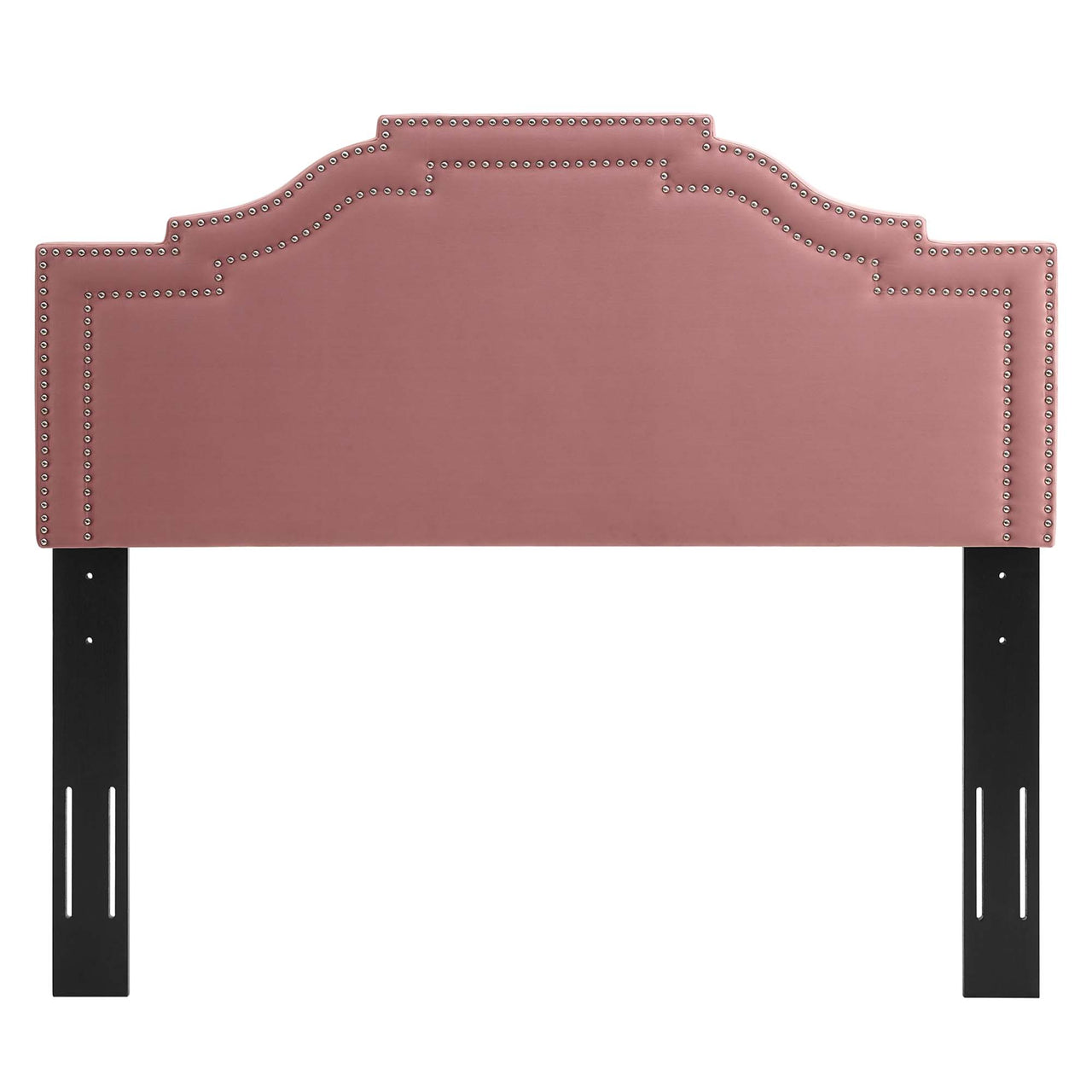 Sevoria Velvet King | California King Headboard, Dusty Rose