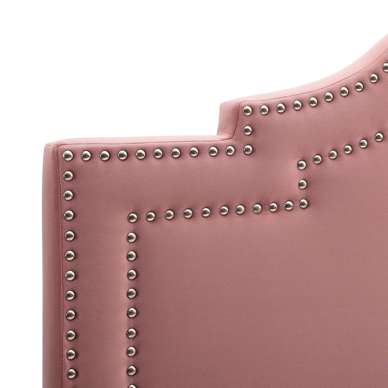 Sevoria Velvet King | California King Headboard, Dusty Rose