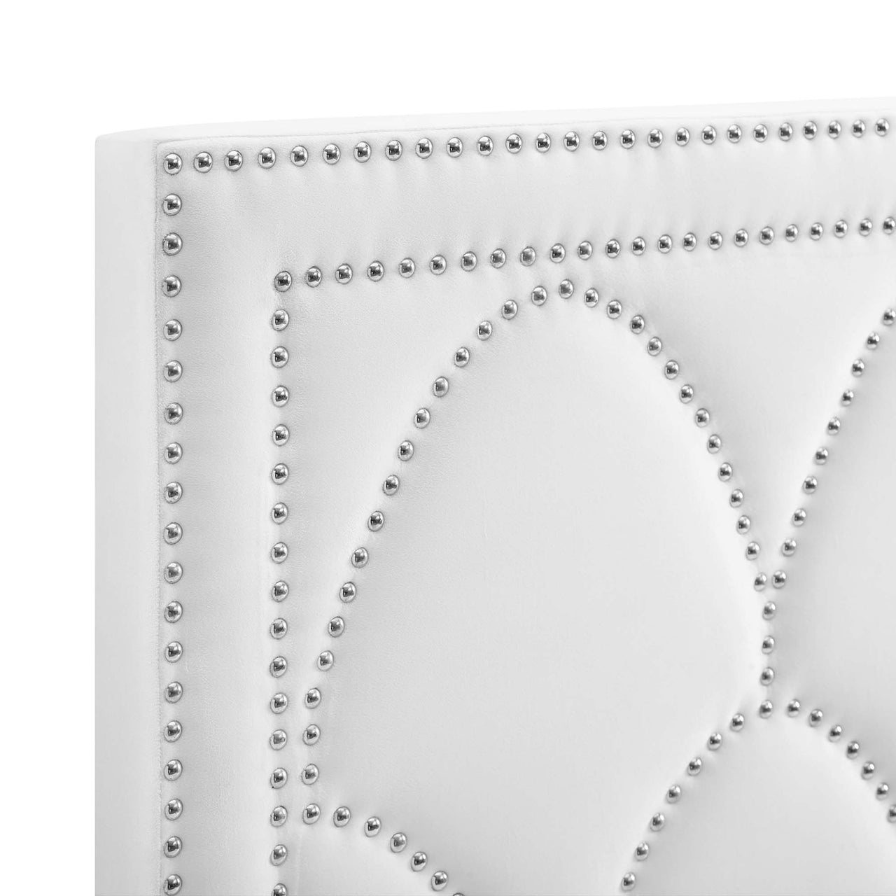 Amphitrite Upholstered Velvet King | California King Headboard, White