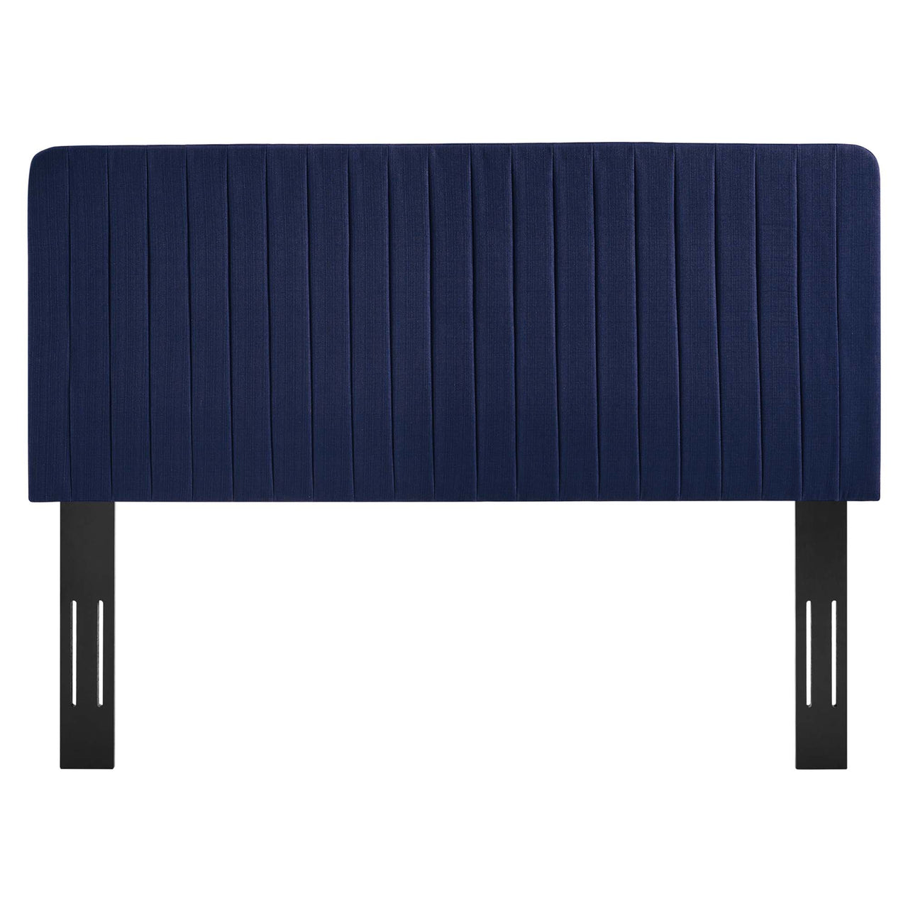 Emara Upholstered Fabric Twin Headboard, Royal Blue