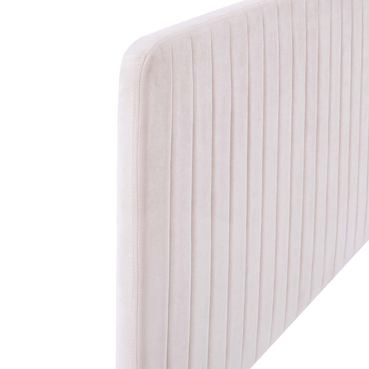 Emara Upholstered Velvet King | California King Headboard, Pink
