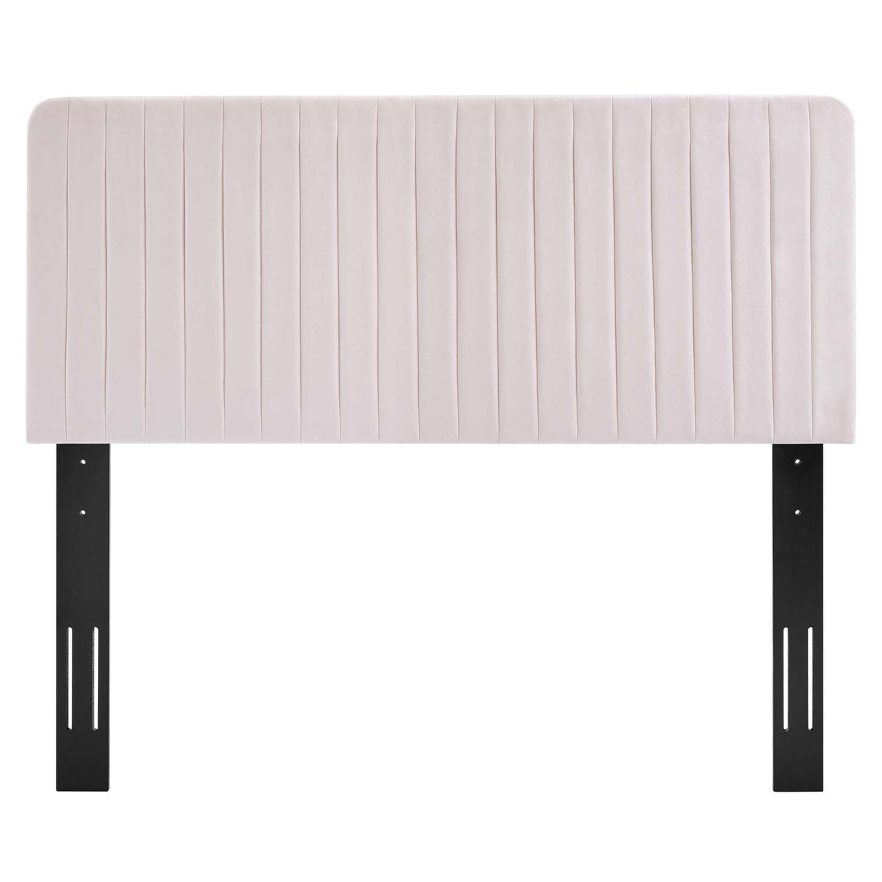Emara Upholstered Velvet King | California King Headboard, Pink