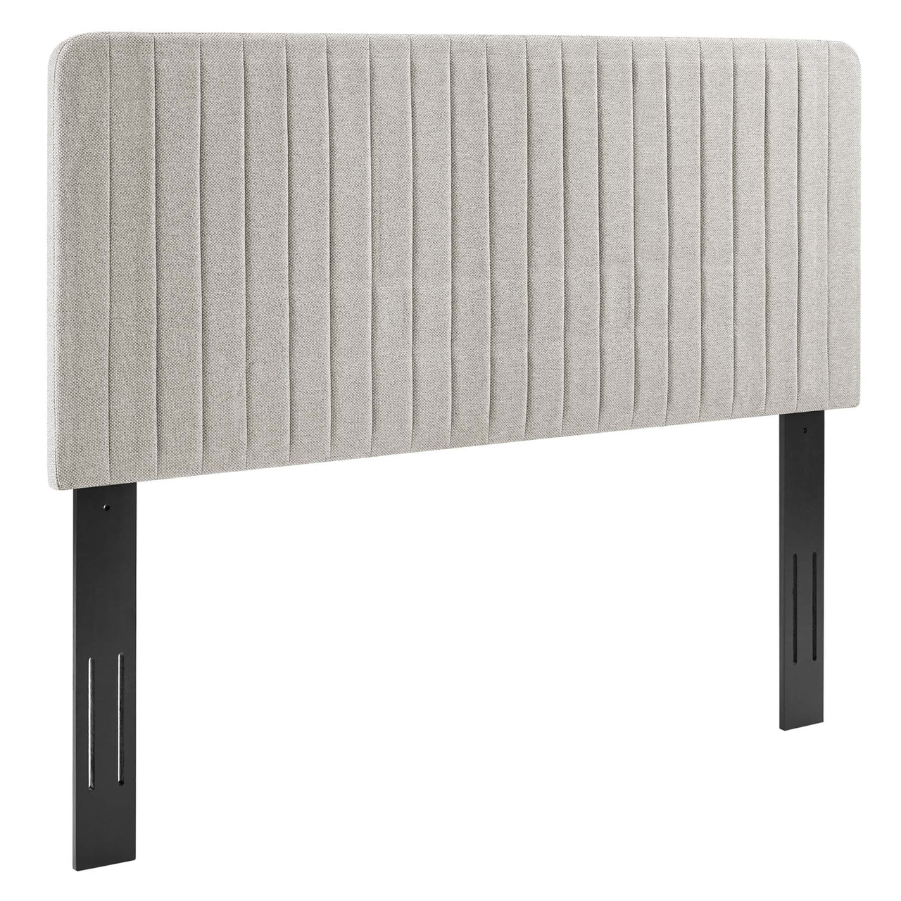 Emara Upholstered Fabric King | California King Headboard, Oatmeal