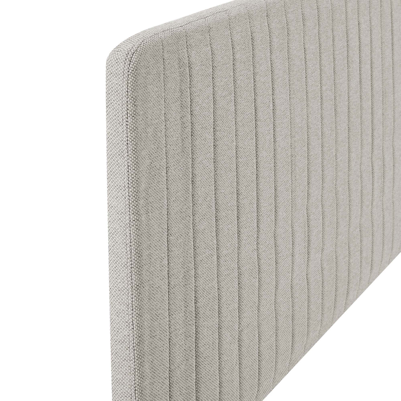 Emara Upholstered Fabric King | California King Headboard, Oatmeal