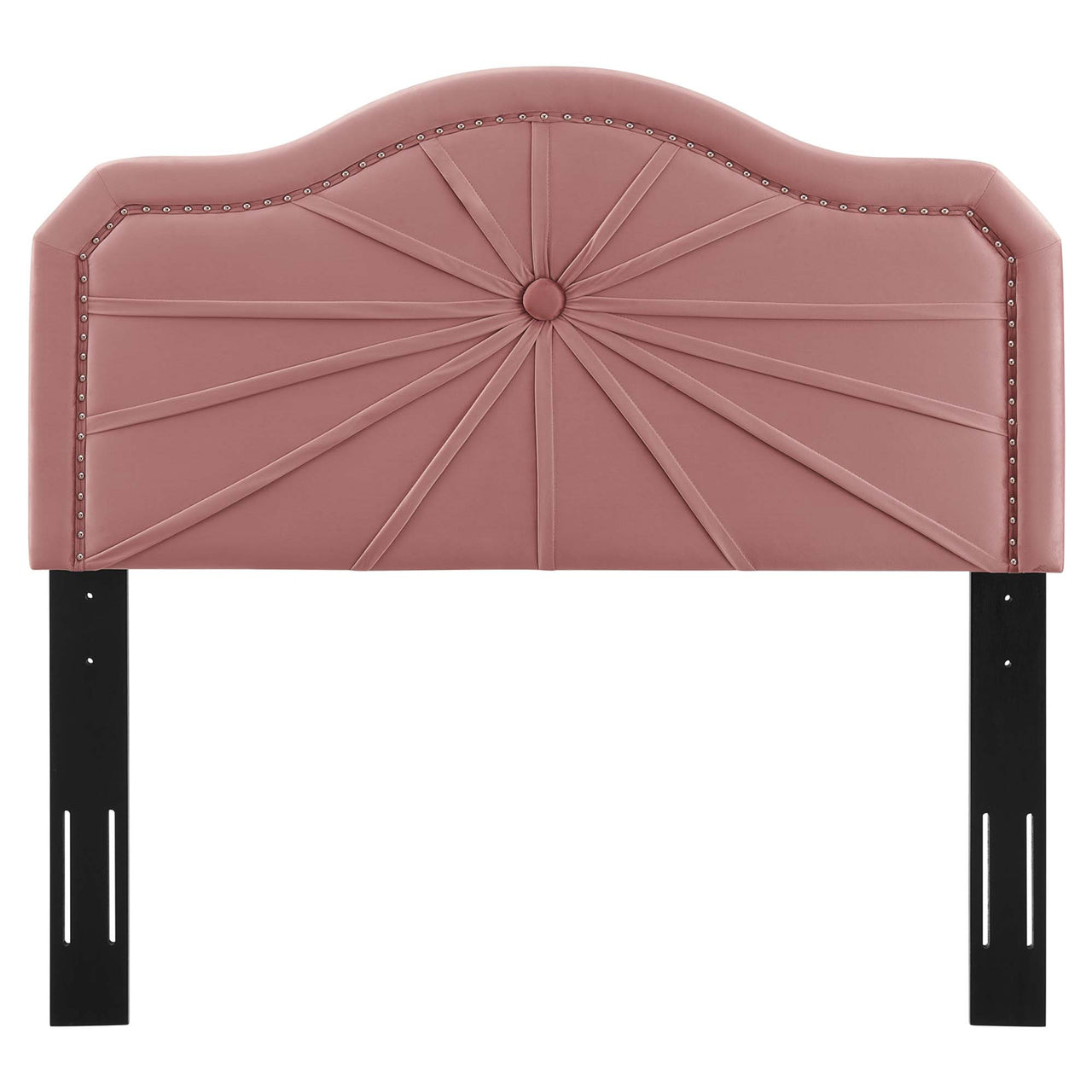 Solenith Velvet King | California King Headboard, Dusty Rose