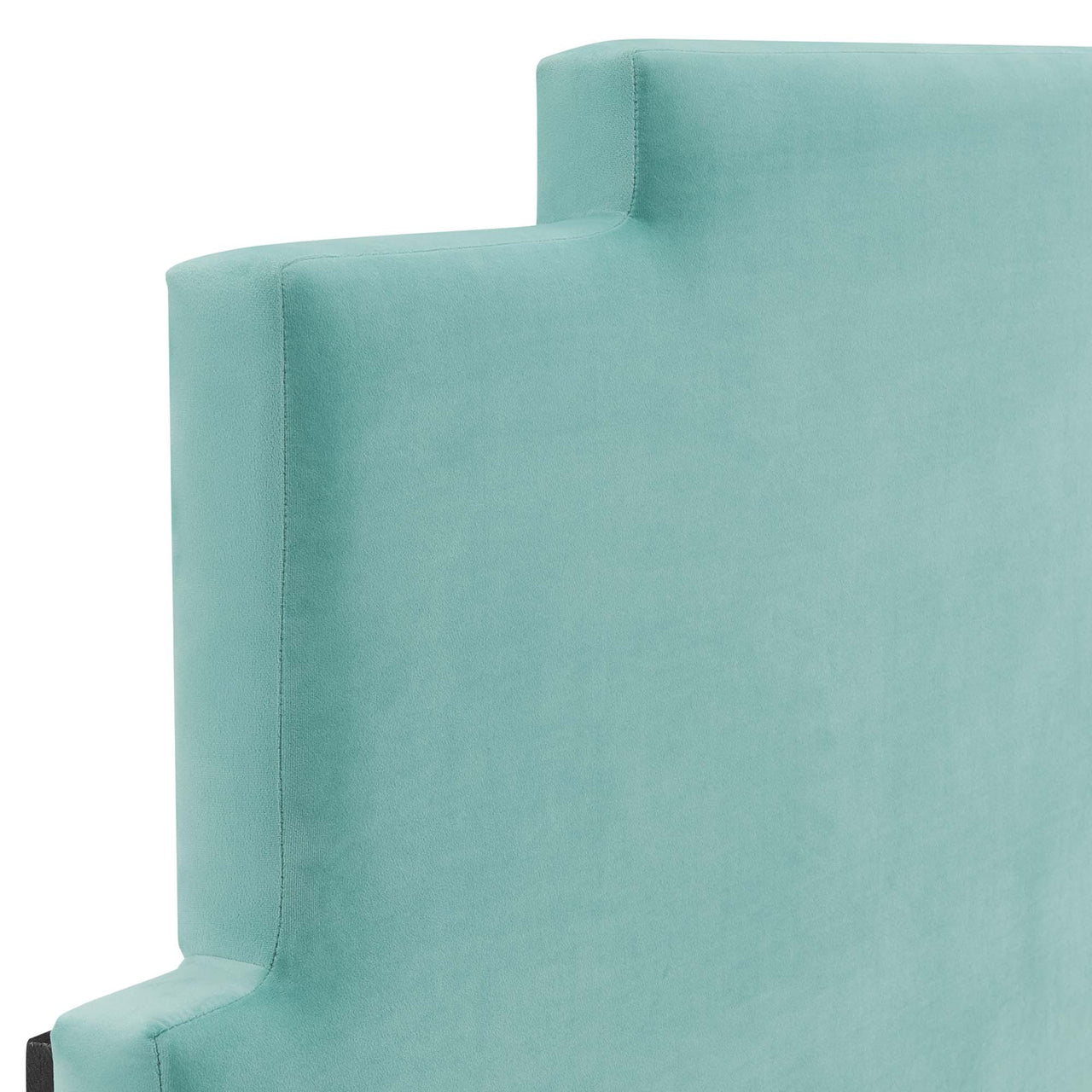 Throne Upholstered Velvet Twin Headboard, Mint