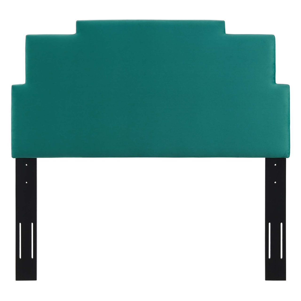 Throne Upholstered Velvet Full | Queen Headboard, Teal