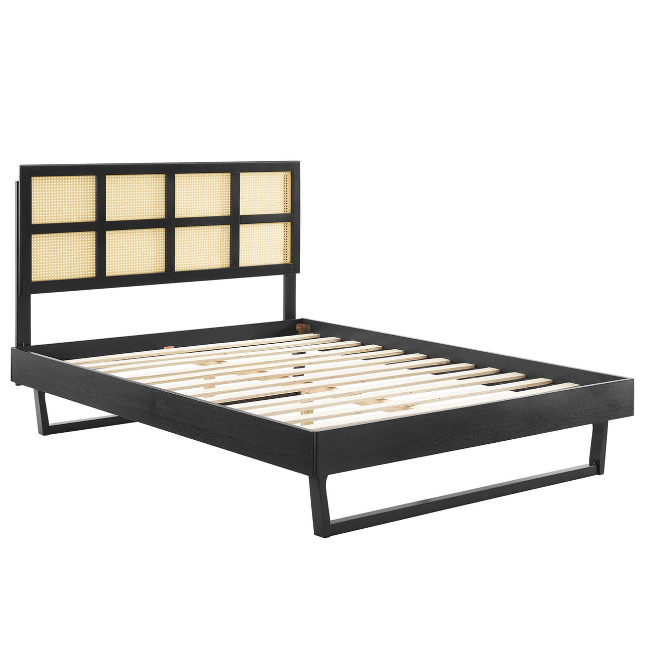 Matrix Queen Platform Bed, Black