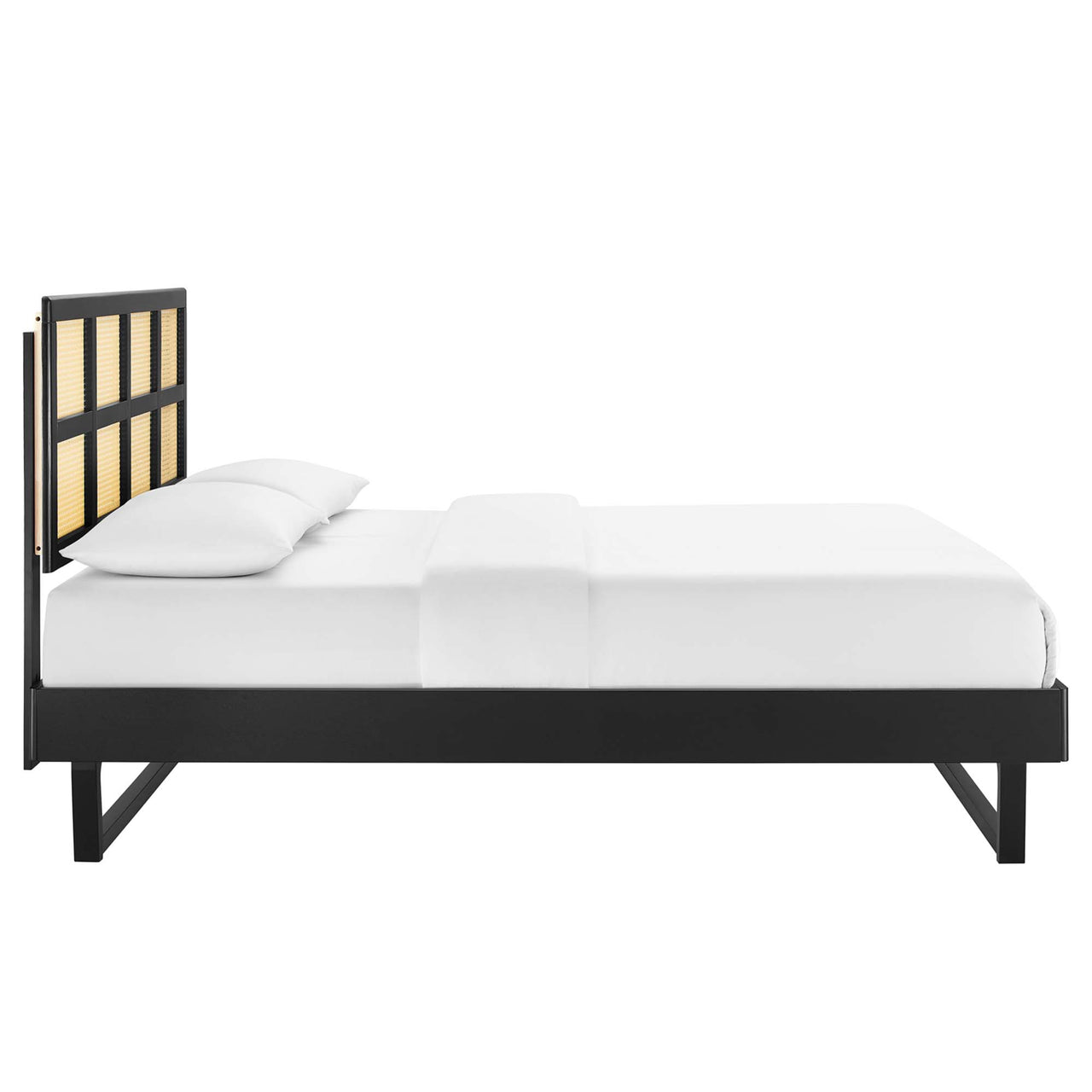 Matrix Queen Platform Bed, Black