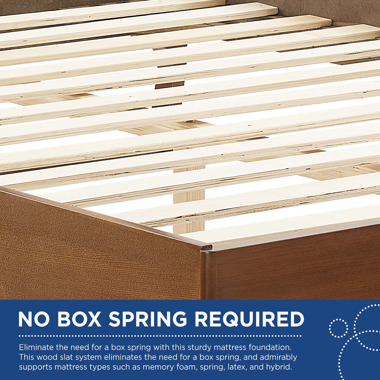 Kaelus Queen Platform Bed, Walnut