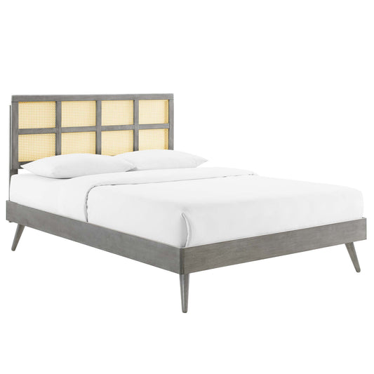 Matrix Full Platform Bed, Gray