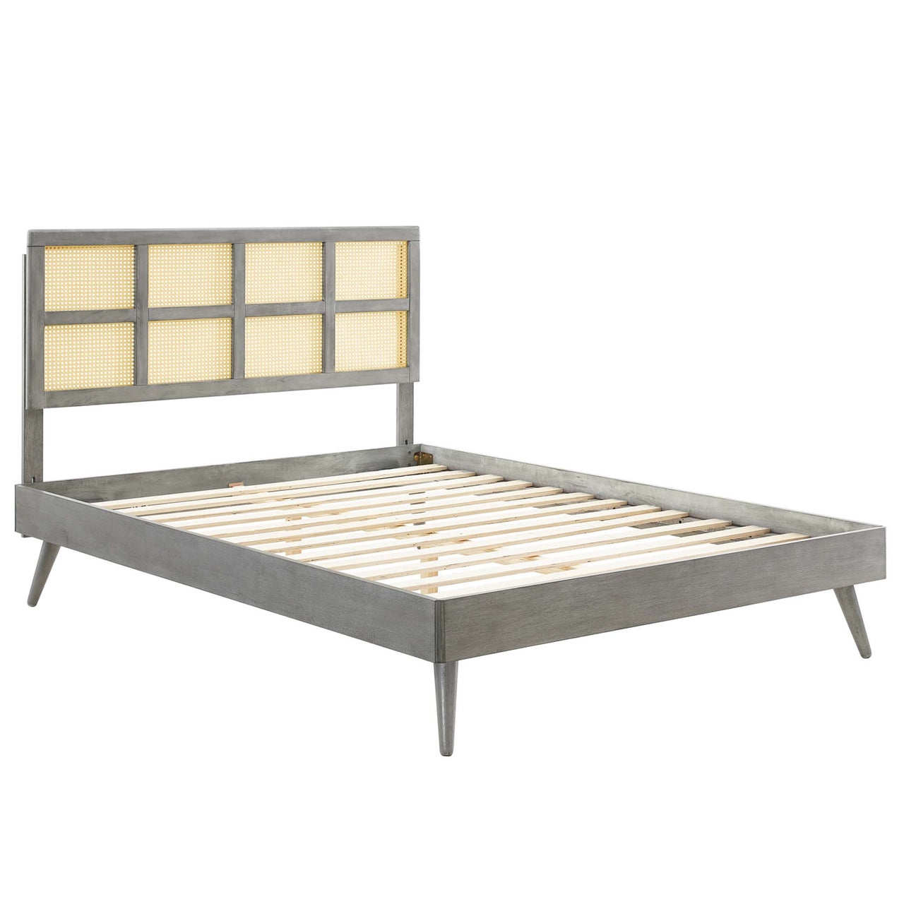 Matrix Full Platform Bed, Gray