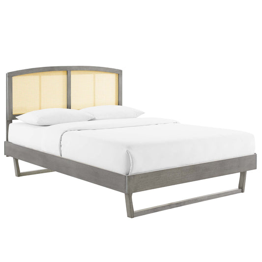 Payne Queen Platform Bed, Gray