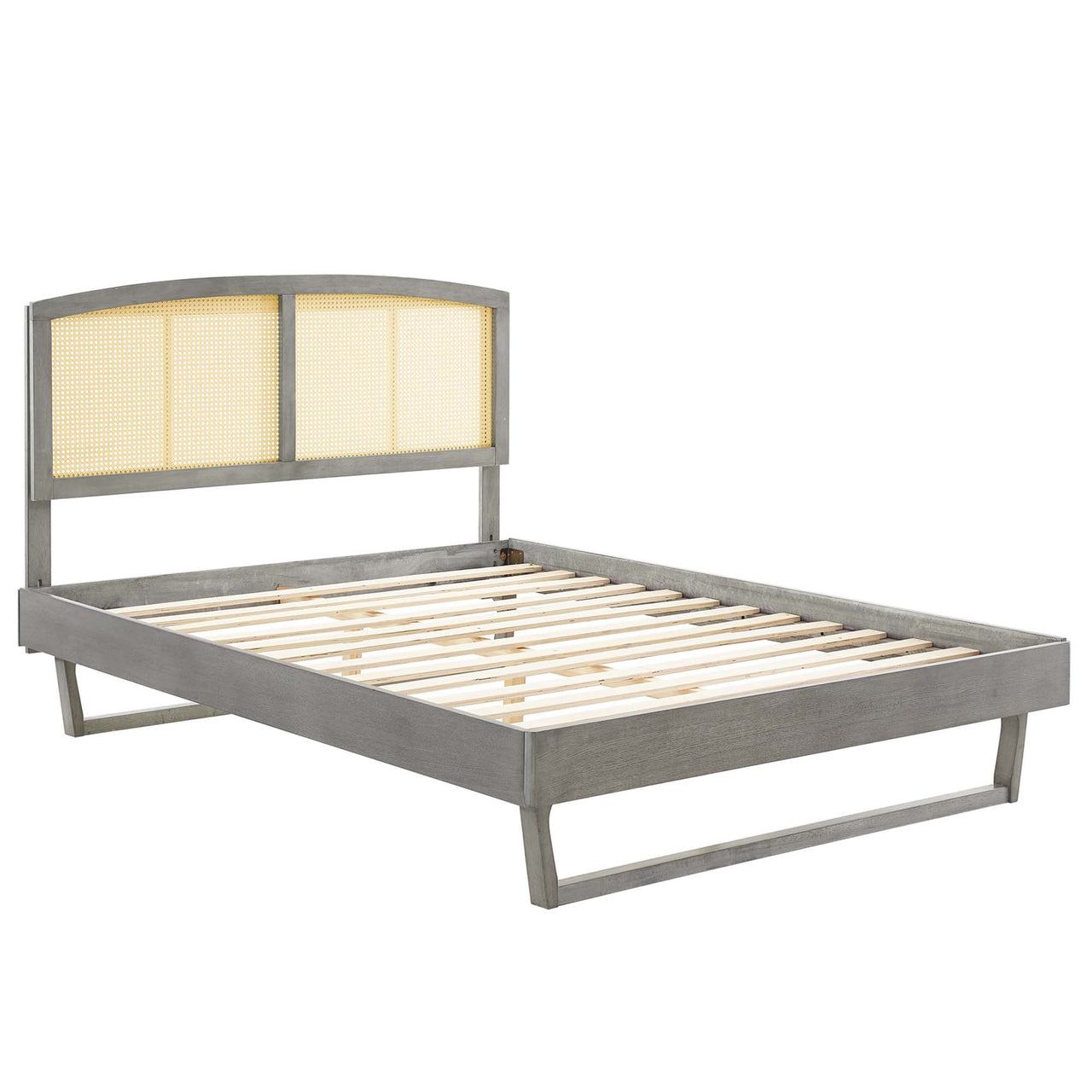 Payne Queen Platform Bed, Gray