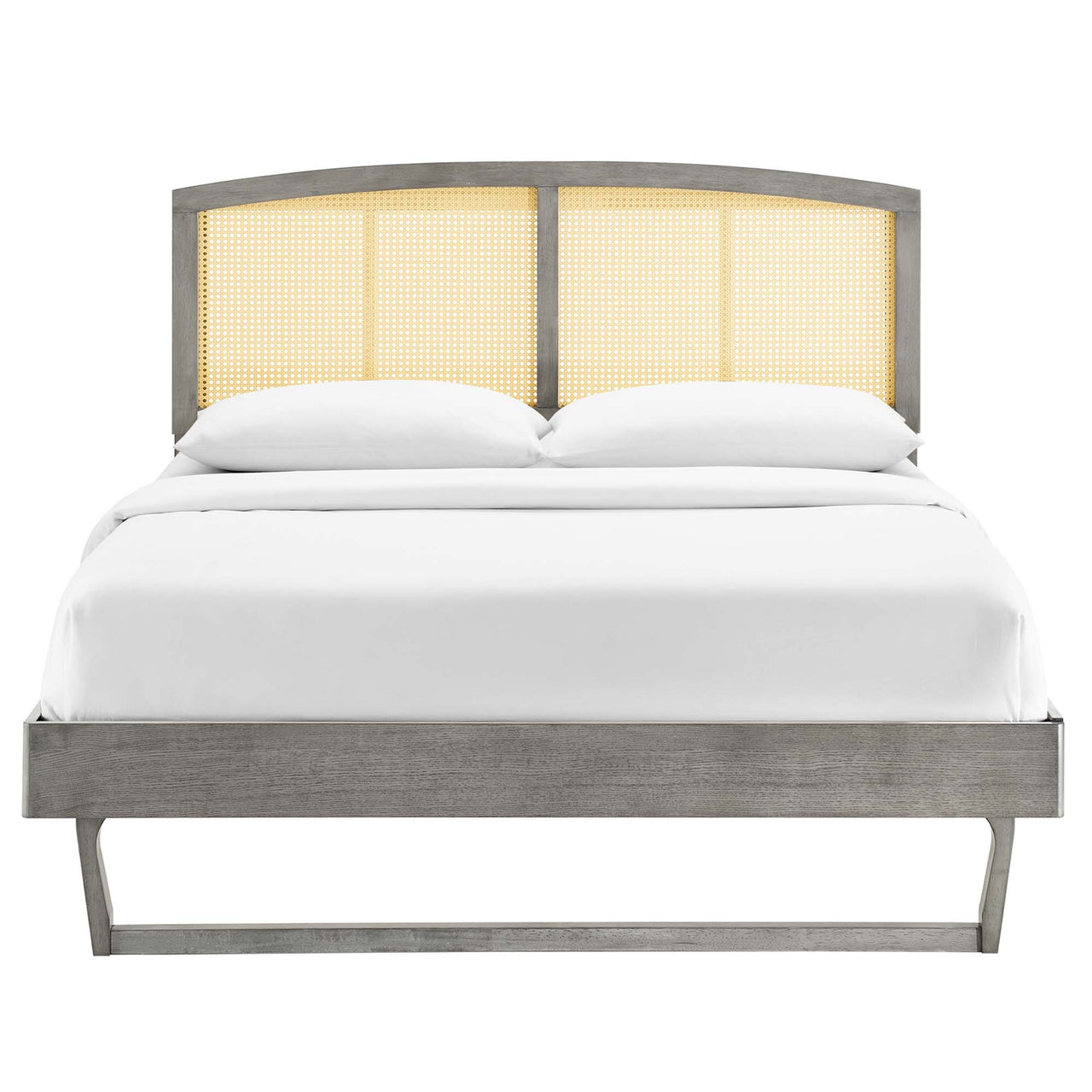 Payne Queen Platform Bed, Gray
