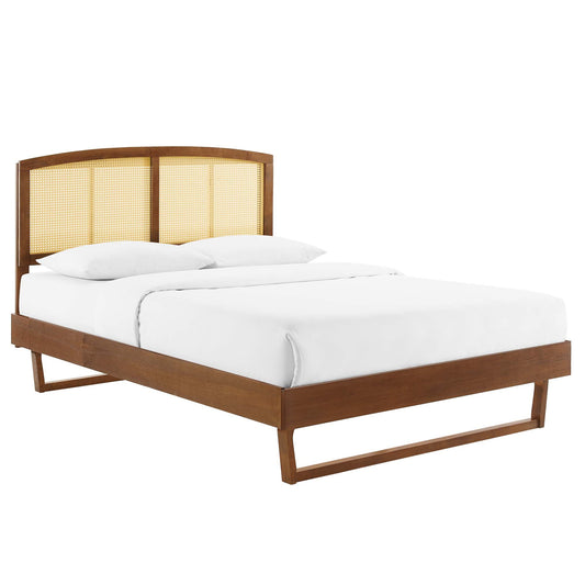 Payne Queen Platform Bed, Walnut