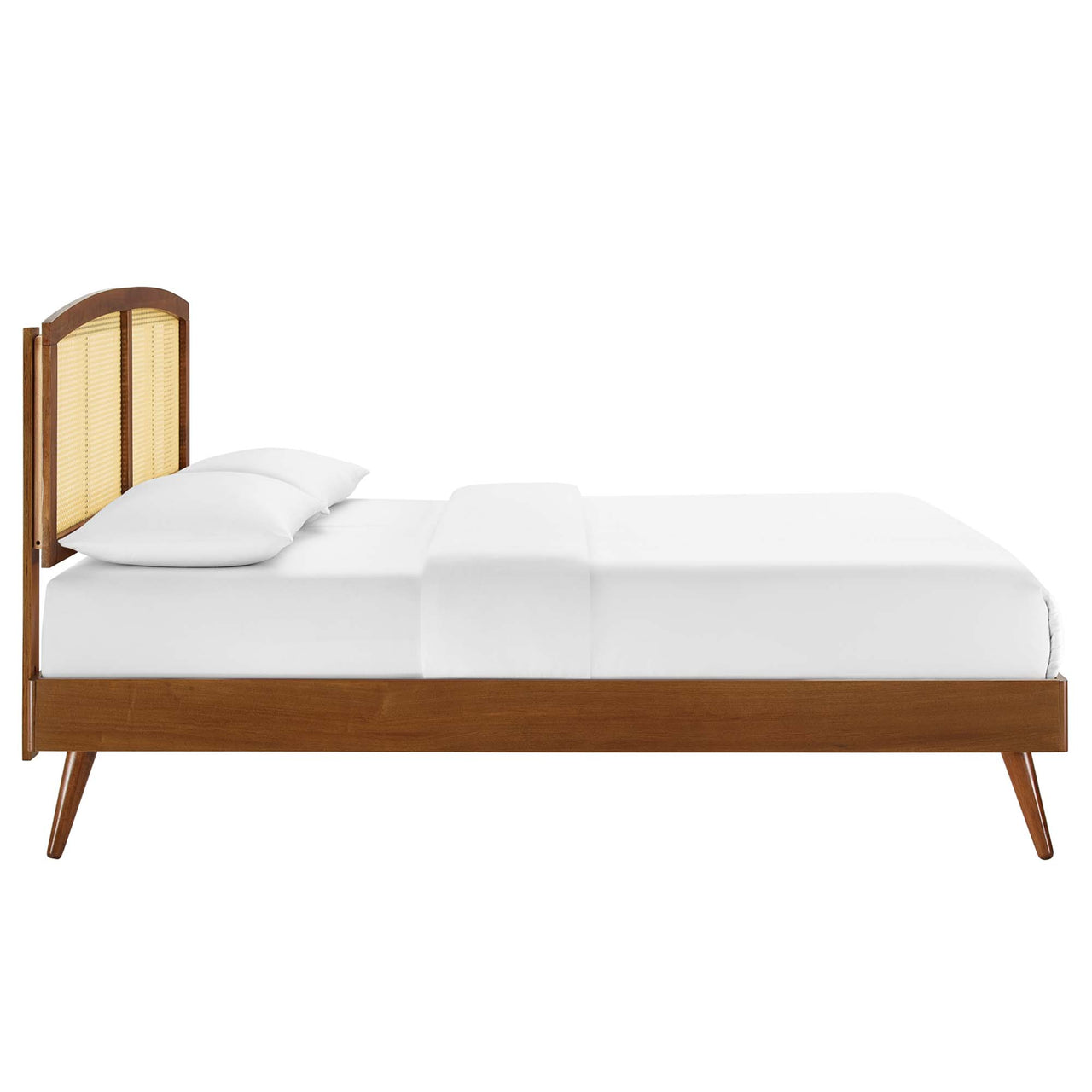 Payne Queen Platform Bed, Walnut