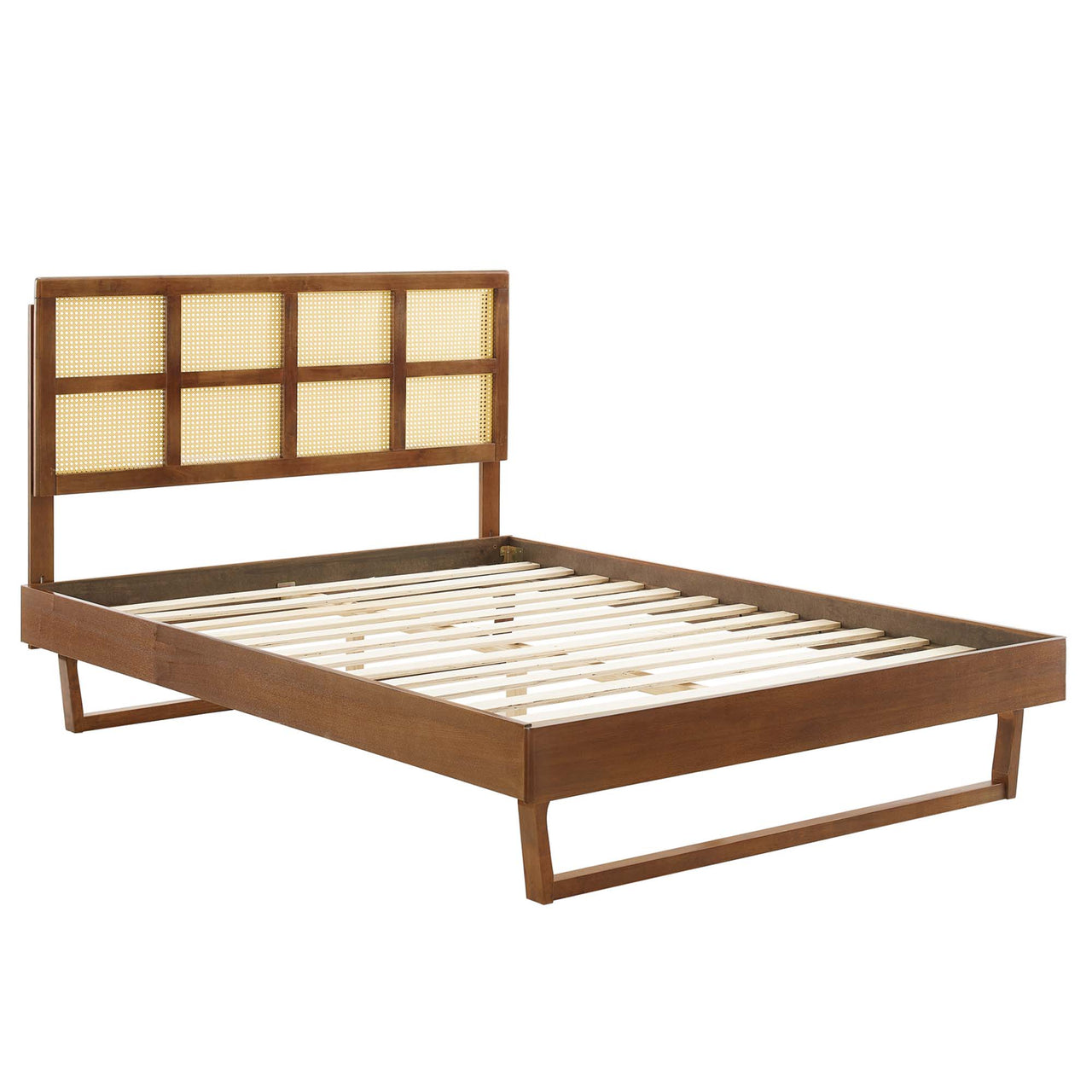 Matrix King Platform Bed, Walnut