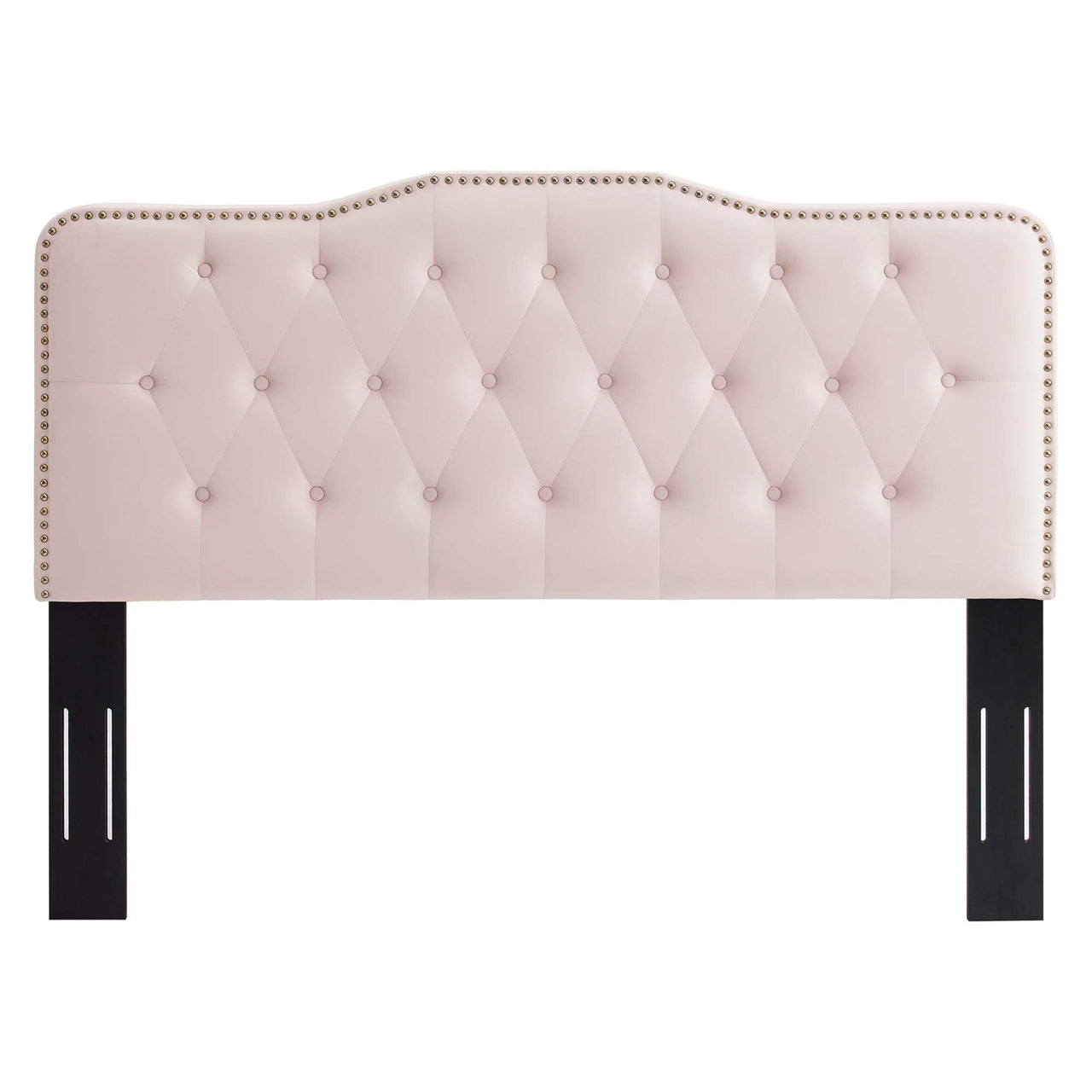 Beverly Velvet Twin Headboard, Pink