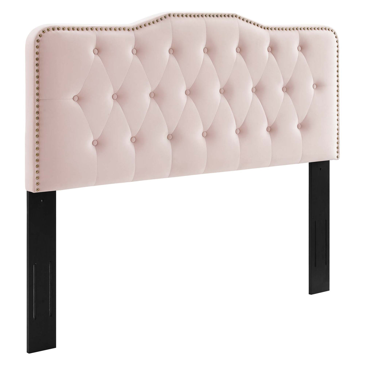 Beverly Velvet Full | Queen Headboard, Pink