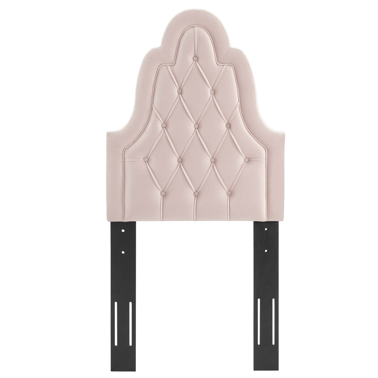 Avielle Velvet Twin Headboard, Pink