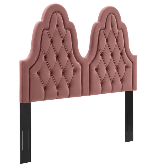 Avielle Velvet King | California King Headboard, Dusty Rose