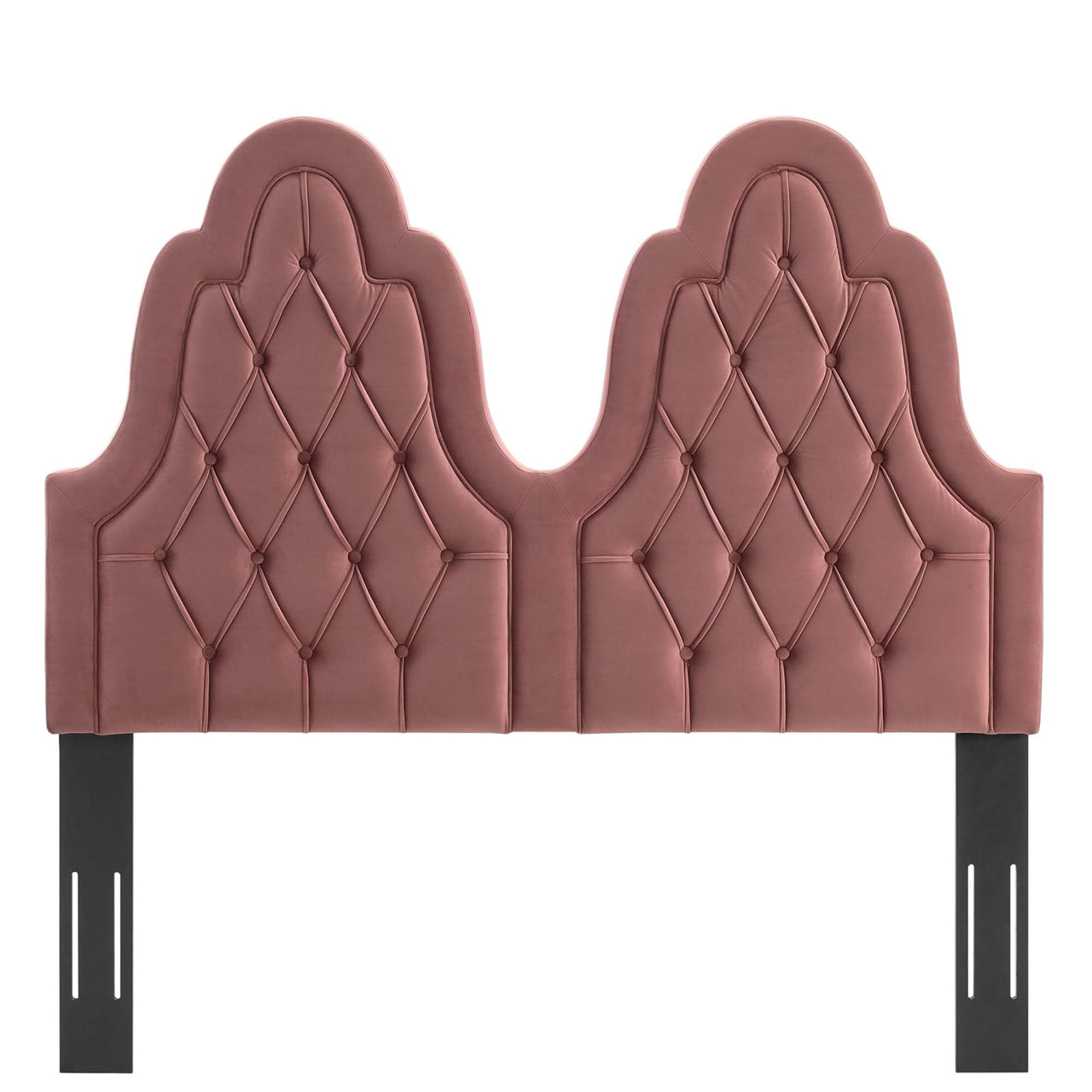 Avielle Velvet King | California King Headboard, Dusty Rose