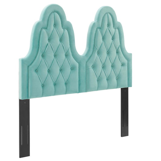 Avielle Velvet King | California King Headboard, Mint