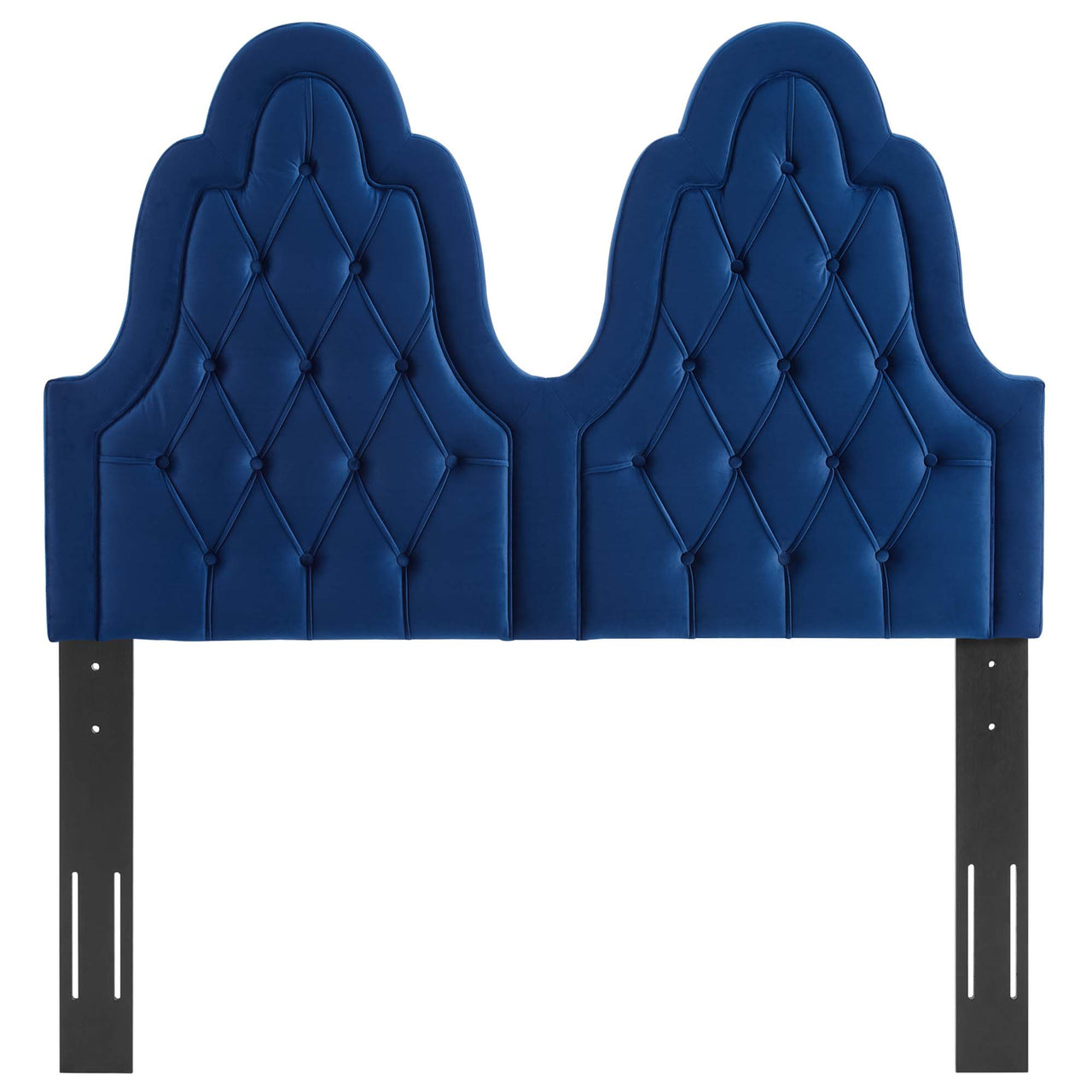 Avielle Velvet King | California King Headboard, Navy