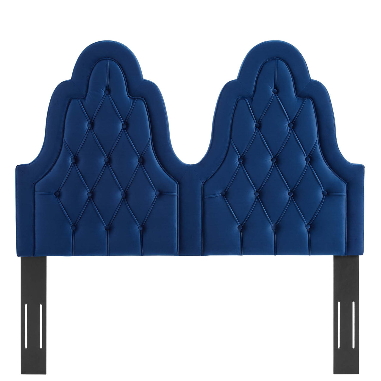 Avielle Velvet King | California King Headboard, Navy