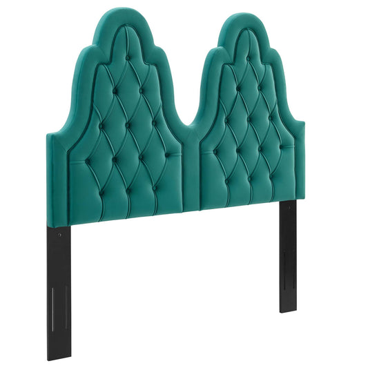 Avielle Velvet King | California King Headboard, Teal