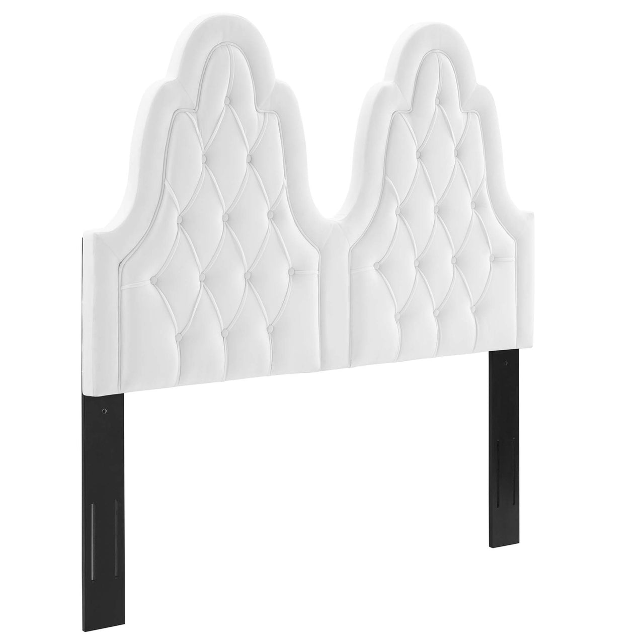Avielle Velvet King | California King Headboard, White