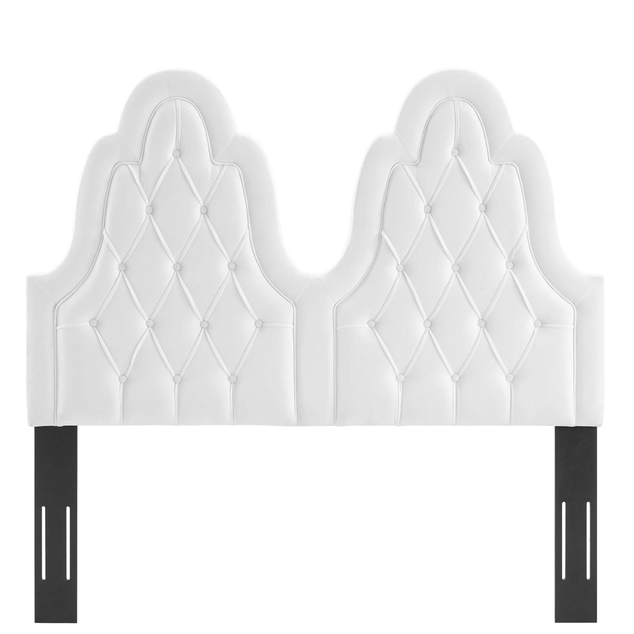 Avielle Velvet King | California King Headboard, White