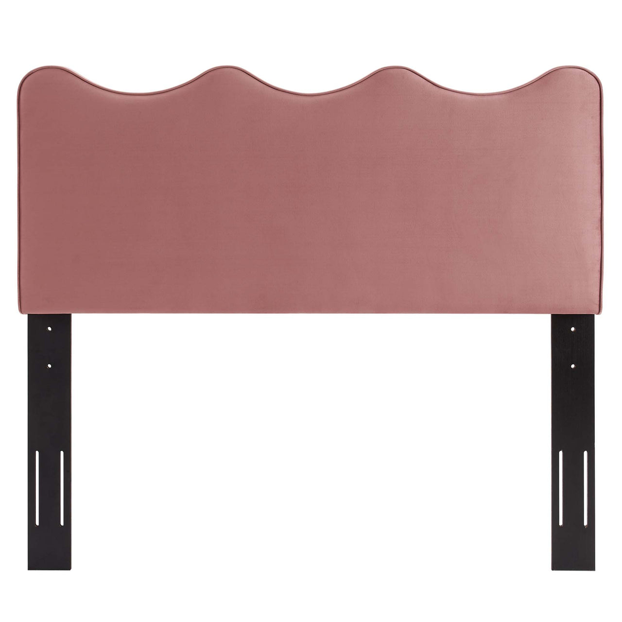 Ondine Upholstered Velvet Full | Queen Headboard, Dusty Rose
