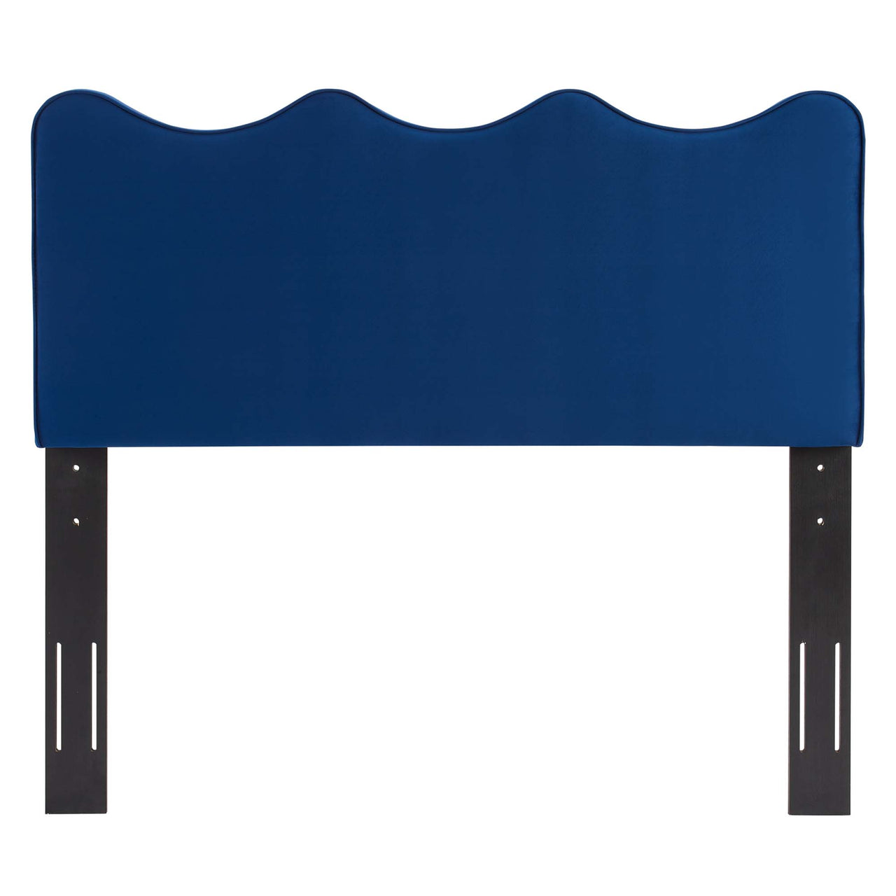 Ondine Upholstered Velvet King | California King Headboard, Navy