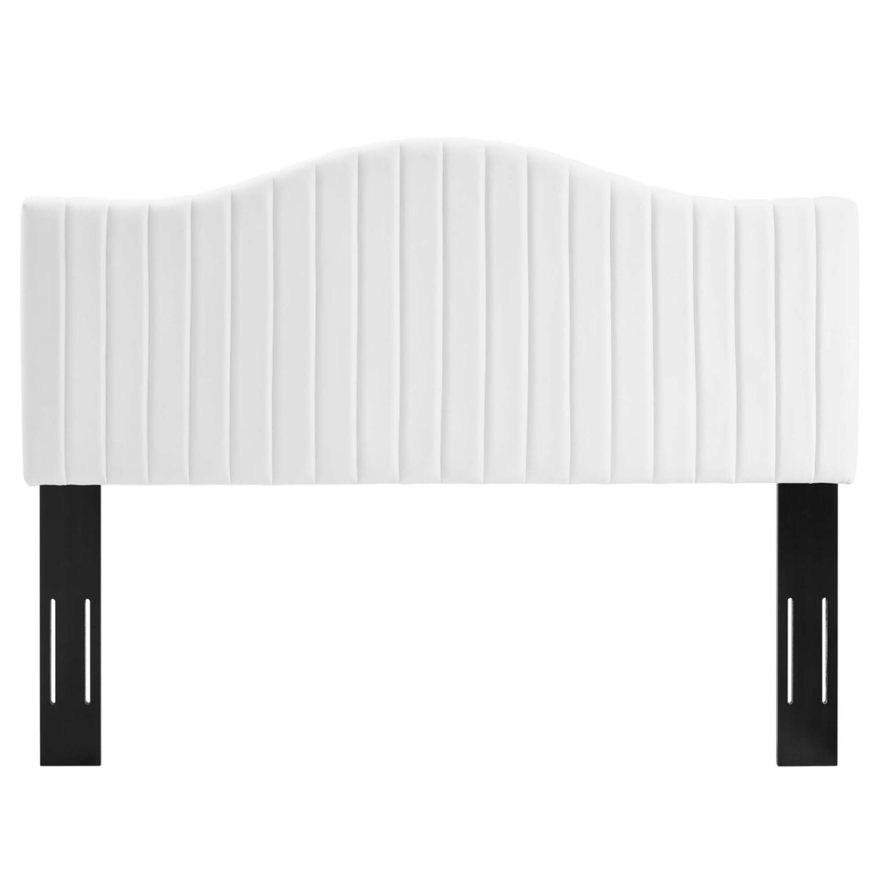 Bree Velvet King | California King Headboard, White