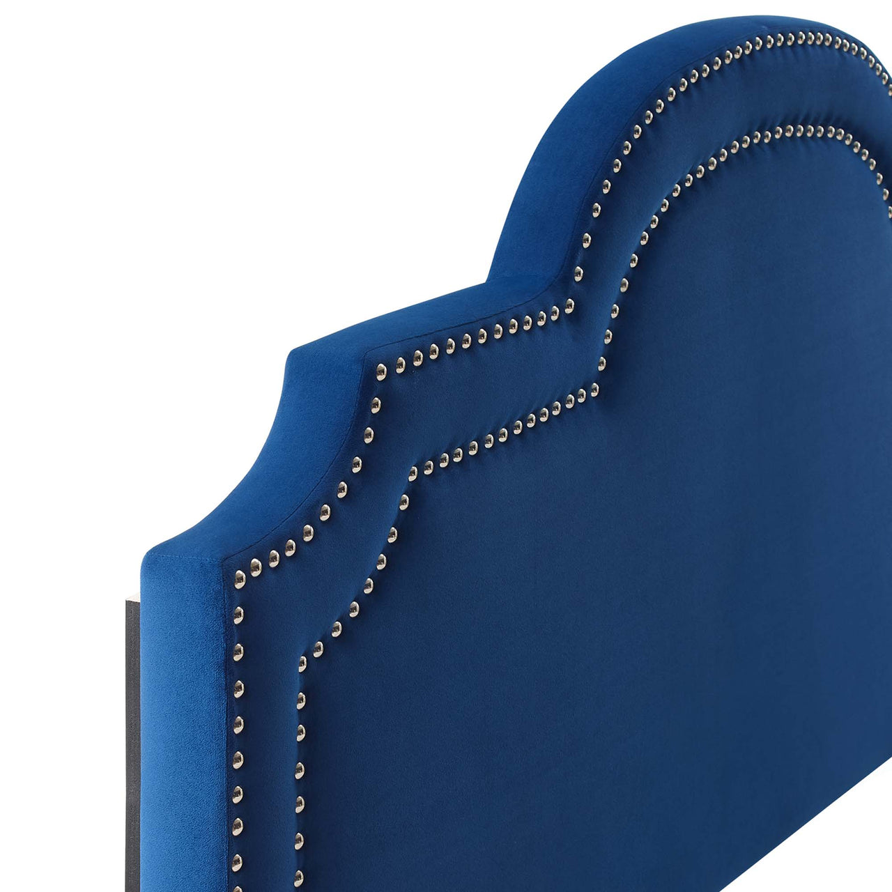 Belle Velvet Full | Queen Headboard, Navy