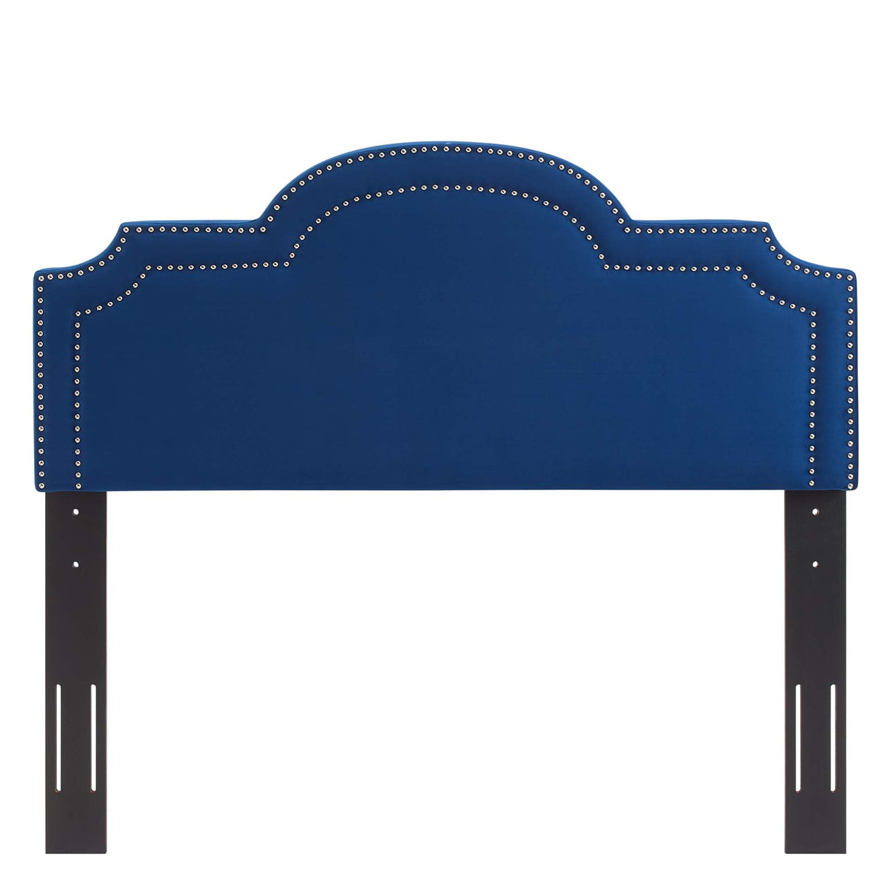 Belle Velvet Full | Queen Headboard, Navy