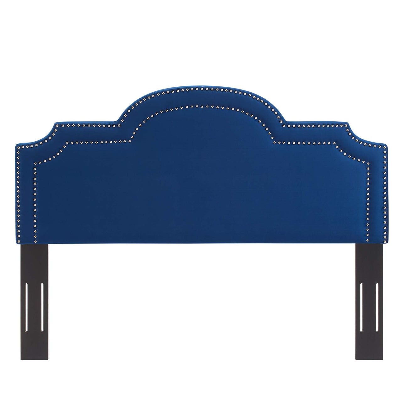Belle Velvet Full | Queen Headboard, Navy