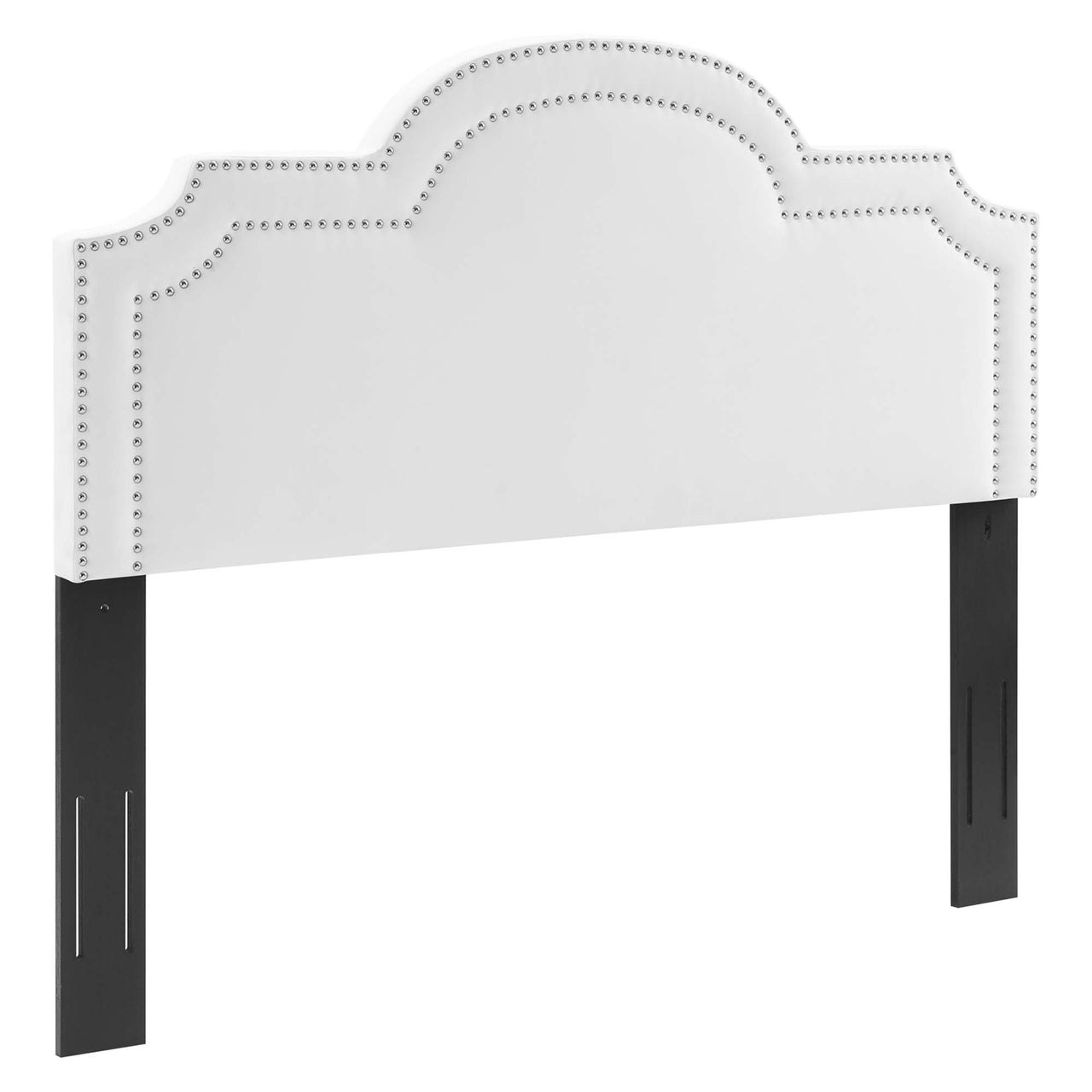 Belle Velvet King | California King Headboard, White